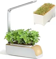Hydroponics Growing System, Hydroponic Herb Garden Kit, with Grow Light Plants Germination Kit Quiet Automatic Hydroponic Height Adjustable, Germination Starter Kit
