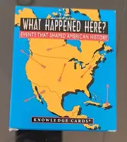 American History What Happened Here Knowledge Cards Game Night