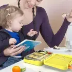 Interlayer Microwave Oven Bento Box Leakproof Food Container Daycare
