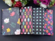2025 Spiral Hard Cover A5 Diary Day To A Page School Business Office Planner DTP