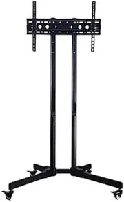 Tv Mounts Motorised Stand，TV Mounts,TV Floor Stand,Height Adjustable TV Mount Stand Free Standing TV Bracket with Lockable Wheels for 32-60 in Screens/Black / 90x65x165cm