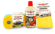 Bowden's Own Car Wash Pack w/ Muffy Chamois Mothers Meguiars Turtle Wax Autoglym