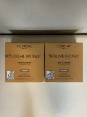 2 Boxes L'Oreal Sublime Bronze Medium Tan Self-Tanning Towelettes 12ct Total NIB