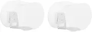 ynVISION.DESIGN Wall Mount Compatible with Sonos Era 300 Speakers - Pair - Tilt 18°/Swivel ±21° - Cable Management - Concrete/Brick/Wood Stud Mounting Hardware Included - Easy Assembly - White