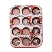 Wiltshire Rose Gold Non Stick 12 Cup Muffin Pan