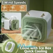 Quick Cooking Air Cooler Fan Portable Air Conditioner Space Evaporative 3 Speeds
