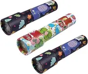 WEKAMOS 3Pcs Kaleidoscope for Fun Educational Early Learning Styles Lightweight Portable Design for Hours of Entertainment