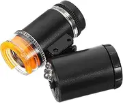 Portable 60x Magnification Microscope for Coin Jewelry Textile Handheld Mini Microscope 3 Led Lights