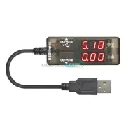 LED Red USB Charger Doctor Voltage Current Meter Tester Power Detector Cable