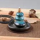 Incense Burner Easy to Clean Gift Ceramic Backflow Incense Holder Incense Burner