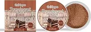 Oil-control matte powder, a variety of shades to choose from, baked fragrance light and clear oil control is not easy to take off the makeup setting loose powder (yellow-brown, 6g)