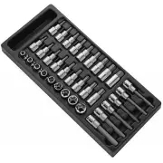 Expert By Facom E032922 33 Piece 1/2" Drive Bit Socket Module
