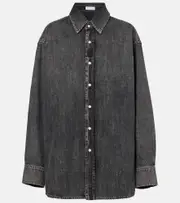 [Stella McCartney] Stella McCartney Denim shirt AU 6 black