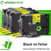 Compatible for Brother P-Touch Label Maker TZ TZe 651 Tape Cartridges Yellow × 4