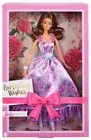 MATTEL Barbie Signature Birthday Wishes Collectible Doll in Lilac Dress HRM54