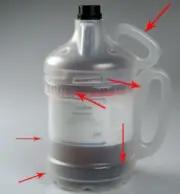 EMD Solvent Safety Bottle Carrier Ez Pour Design Millipore SIGMA | 695120