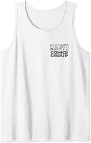 [Marvel] Comics Group Left Chest Avengers Retro Group Back Tank Top