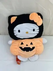 New Hello Kitty Halloween Pumpkin Animated Plush Backpack 17” Spooky Melody