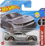 [Hot Wheels] Ford Mustang GTD - Mustang 60th 1/5 - HYW19 - Short Card - Silver Metallic - 60 Years - Mattel 2025-1:64