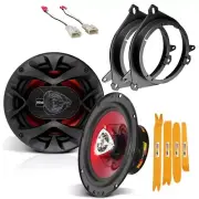 BOSS 6.5" 250W Car speakers for Front Door + adapters for select Toyota vehicles