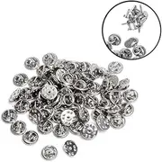 [SEWOART] 100 Sets Lapel Pins Brooch Badge Accessories Pin Backs Tie Tacks Lapel Holder Diy Jewelry Supplies Clutch Badge