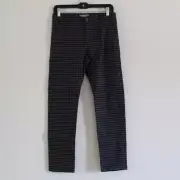 NWT Bonpoint Boys Felix Checkered Gray Plaid Cotton Straight Leg Pants 12