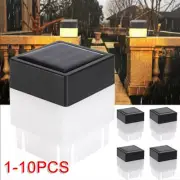Solar Powered Post Cap Lights Outdoor Garden LED Fence Light Square Yard Lamp