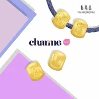 在飛比找momo購物網優惠-【點睛品】Charme Mini 英文字母.數字黃金串珠(多