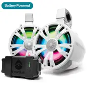 SoundExtreme TB8 IP66 1 Battery-Powered Amplified Speaker + 1 Passive Speaker
