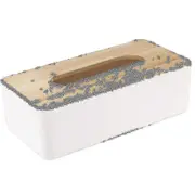Wood Tissue Box Cover For Disposable Paper Facial Tissues