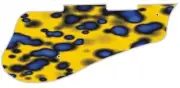 Pickguard Pick Guard 5120 Graphical Graphic Guitar Blue Blotch on Yellow