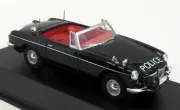 Atlas 1/43 British Police MGB Roadster Lancashire Police Diecast model car