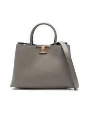 Tod's Grained Texture Logo Buckle Shoulder Bag