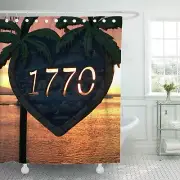 1770 Qld at Sunset Shower Curtain