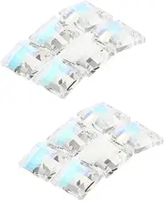Beavorty Dazzling Nail Gems 30pcs Square Rhinestones Crystal Nail Charms Mini Art Crystals Flatback Gems