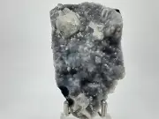 WHITE APOPHYLLITE ON SKY BLUE CHALCEDONY