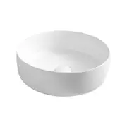 Cirque 360mm White Round Above Counter Basin