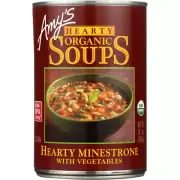 Amy'S Organic Soups Hearty Minestrone With Vegetables 14.1 Oz