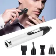 Electric Ear Beard Nose Hair Trimmer Eyebrow Mustache Remover Shaver Clipper