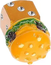 Alipis Cute Hamburger Valve Stem Caps for Bicycle Tire Valves Dust Covers Protects from Debris Enhances Bike Style and Functionality