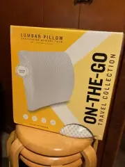 Conforming Memory Foam Lumbar Back Support Pillow.