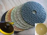 5" Wet Dry Diamond Polishing Pad Concrete Marble floor for Metabo Makita grinder