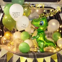 在飛比找momo購物網優惠-可愛恐龍後車廂生日氣球組1組(生日派對 童趣 佈置 後車箱 
