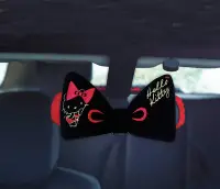 在飛比找Yahoo!奇摩拍賣優惠-kitty紅唇系列後照鏡套組凱蒂貓車用飾品