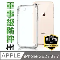 在飛比找PChome24h購物優惠-軍事防摔手機殼系列 Apple iPhone 8 (4.7吋