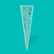Creative Grids 15 Degree Triangle Ruler - 9.5 Inches long