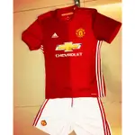 MUFC H JSY ADIDAS曼聯主場足球衣 套裝