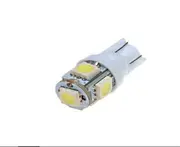 10x T10 194 168 SMD 5050 LED Car Wedge Tail Side Parking Light Globe 12V - WHITE
