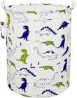 Dinosaur Laundry Basket Hamper Toy Storage Bin with Handles for Kids