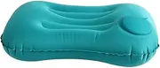 MagiDeal Inflatable Camping Pillow Neck Pillow Portable Compact Comfortable Adults Gift Support Easy to Inflate & Deflate for Car Home, Green
